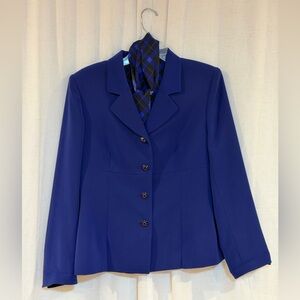 Kasper Royal Blue Tailored Women's Blazer